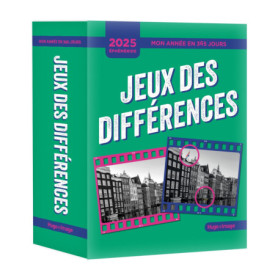 Mon année en 365 jours - 2026 - Jeux des différences Mon année en 365 jours - 2026 - Jeux des différences