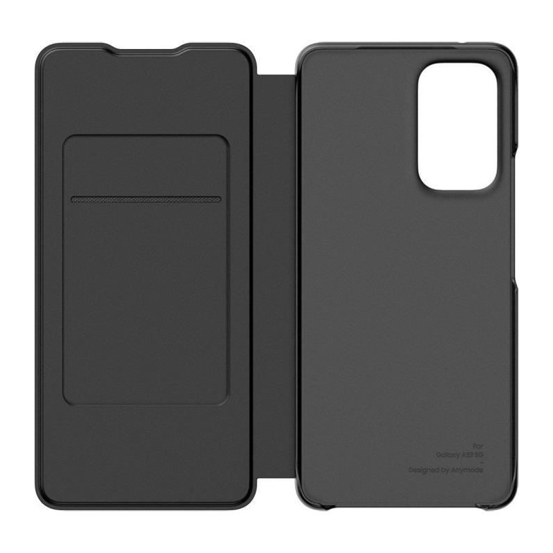 Image secondaire de l'Etui Folio pour Samsung G A53 5G Flip Wallet 'DFS' Noir