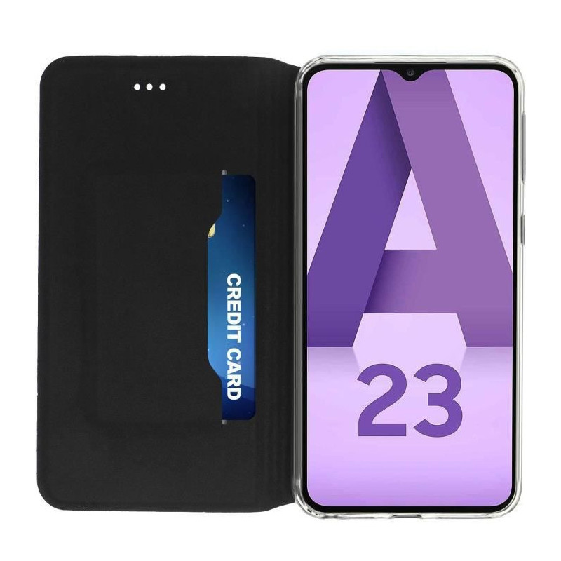 Coque Flip Wallet 'Designed for Samsung' Galaxy A23 5G Noir