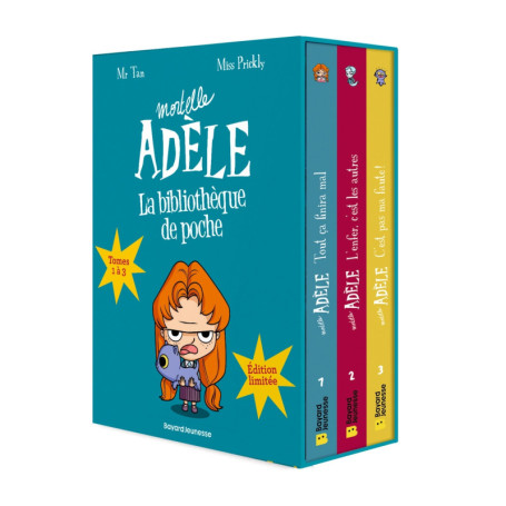 Ma bibliothèque Mortelle Adèle : Coffret des tomes 1 à 3