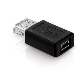 CABLEPELADO Adaptateur Mini USB 5 broches femelle vers USB type A femelle | Vitesse de transfert jusqu'à 480 Mbps | Compatible a CABLEPELADO Adaptateur Mini USB 5 broches femelle vers USB type A femelle | Vitesse de transfert jusqu'à 480 Mbps | Compatible a