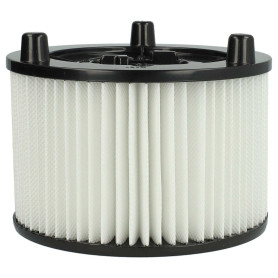 vhbw Filtre à cartouche compatible avec Bosch UniversalVac 15 aspirateur à sec ou humide - Filtre plissé, papier/plastique, blan vhbw Filtre à cartouche compatible avec Bosch UniversalVac 15 aspirateur à sec ou humide - Filtre plissé, papier/plastique, blan