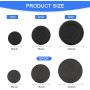Lot de 4 cache-brûleurs à gaz 55 mm/75 mm/100 mm pour cuisinière à gaz SABAF (concave)
