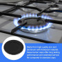 Lot de 4 cache-brûleurs à gaz 55 mm/75 mm/100 mm pour cuisinière à gaz SABAF (concave)