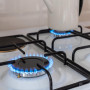 Lot de 4 cache-brûleurs à gaz 55 mm/75 mm/100 mm pour cuisinière à gaz SABAF (concave)