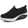 Femmes Minceur Chaussures Taille 35-42eu Marche Baskets Plate-Forme Chaussures Poids Air Léger Engrener Elastic Sports en Yoga à