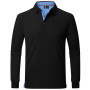zitysport Polos Hommes Manches Longues Respirant Séchage Rapide Été Patte T Shirts pour Homme Casual Sport Shirt Basic Regular F