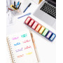 LAOYE Tampons Enseignants Français 8PCS Tampon Auto Encreur pour Cadeau Professeur Tampon Ecole Avec Boîte pour Encourager Élève