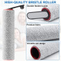 Druuzyl Rouleau de Brosse de Rechange et Filtre HEPA pour dreame H12 Pro Accessoires Aspiration Humide/Sèche 2 Rouleaux de Bross