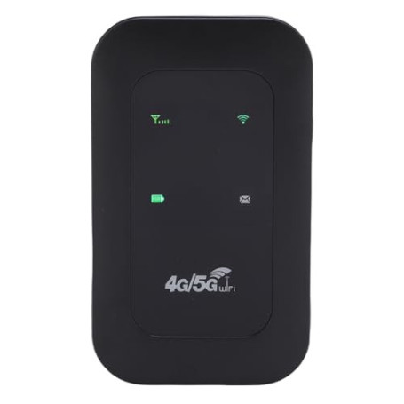 4G 5G Wi FI Mobile Hotspot, Routeur Wi FI Portable 300 Mbps de Grande Vitesse, 10 Appareils Connectés, Petit Appareil Réseau WL