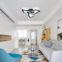 SENQIU Plafonnier Led Moderne, 36W 2900LM Luminaire Plafonnier Led Noir, Créatif Pétales Design Lampe de Plafond en Acrylique po