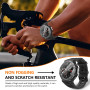 Diruite 4 Pièces Protection Écran pour Amazfit T-Rex 3 Verre Trempé,Anti-Rayures HD Verre Screen Protection pour Amazfit T-Rex 3