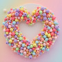 YIEUR Lot de 860 perles multicolores à enfiler - 6/8/10/12 mm - Perles en vrac mates avec trou - Perles décoratives rondes pour 