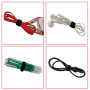 YIXISI 50 Pièces Ruban Serre Câble Réutilisable, Colliers Serre Câbles, Attache Cable, Découper à la Longueur, Découpe Facile po