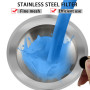 Filtre Résine Entonnoir Inox Filtrant à Peinture Acier Inoxydable Filtre à Double Filtre pour Impression 3D Résine Peinture Vern