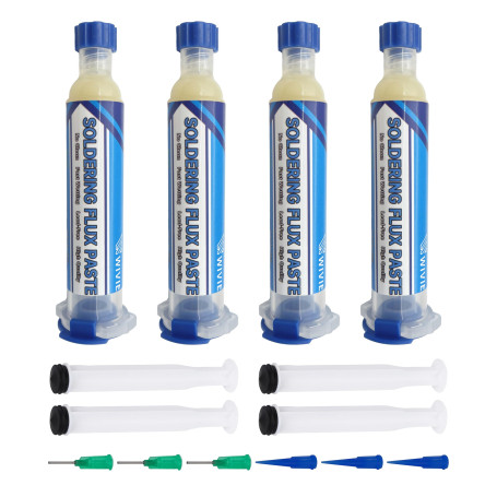 WIVIE Solder Paste Flux, Sans Plomb, Flux De Pâte à Braser Sans Nettoyage Pour Réparer Les Composants SMD/PCB/IC/BGA (40cc)