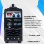 IPOTOOLS MIG-160ER poste a souder MIG MAG - Poste à souder MIG avec 160A 230V IGBT, 5 en 1 Poste MIG Flux MMA électrodes, Poste 