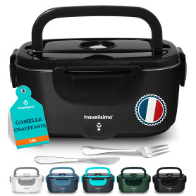 TRAVELISIMO Gamelle Chauffante 80W Lunch Box Chauffante 1,5L Chauffe Plat Voiture 3 en 1 220V 24V 12V, Gamelle Chauffante Allume TRAVELISIMO Gamelle Chauffante 80W Lunch Box Chauffante 1,5L Chauffe Plat Voiture 3 en 1 220V 24V 12V, Gamelle Chauffante Allume