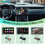 Autoradio 2 DIN BT Autoradio Car Play Voiture avec sans Fil carplay & Android Auto,Double Din 7 Pouces HD Écran Tactile,RDS Radi