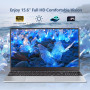 Moacreto Portatile PC 15,6 pollici, Notebook 16GB RAM SSD 512GB Celeron N5095, Computer portatile FHD IPS 1920 * 1080 Con tastie