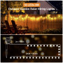 Suright Guirlande Lumiere Solaire Exterieur,8M 30LED Guirlande Lumineuse Exterieure Solaire,8 Modes IP65 Etanche Guirlande Guing