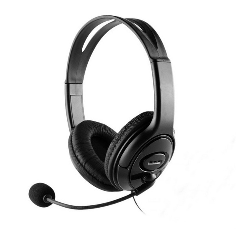 Coolbox Coolchat U1 Casque Avec fil Arceau Appels/Musique Noir