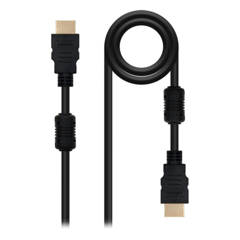 NanoCâble 10.15.1802 câble HDMI 1,8 m HDMI Type A (Standard) Noir