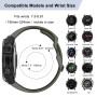 ISABAKE 26 mm Bracelets de Remplacement pour Fenix 7X/Fenix 5X/Fenix 5X Plus/Fenix 3/Fenix 3 HR/Fenix 6X/Fenix 6X Pro, Bracelet 