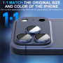 Diruite Protection Objectif pour iPhone 17 Pro Max Protection Appareil Photo,Givré Verre Trempé Alliage D'aluminium Caméra Arriè
