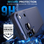 Diruite Protection Objectif pour iPhone 17 Pro Max Protection Appareil Photo,Givré Verre Trempé Alliage D'aluminium Caméra Arriè