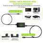 3.5mm vers Optique LINKFOR Câble 3.5mm vers SPDIF Adaptateur Audio R/L RCA avec Câble Optique Audio 3,5 mm AUX vers Numérique Ad
