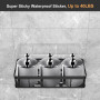 UUlioyer Etagère Douche, 2 PCS Etagere Salle de Bain Sans Percage, Rangement Douche, Support de gel Shampoing, Noir (Modèle de b