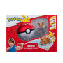 Pokémon Pack de toupies de Combat Évoli Toupie de Combat avec Lanceur de toupie Poké Ball