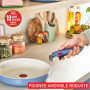 Tefal Ingenio Serenity, Batterie de cuisine 11pièces, Revêtement antiadhésif, Induction, Empilable, L829SB04