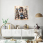 Diamond Painting Adulte 5D, Peinture Diamant Complet livres, Kit Diamond DIY avec Strass Cristal, Tableau Perle Diamant Déco Mur