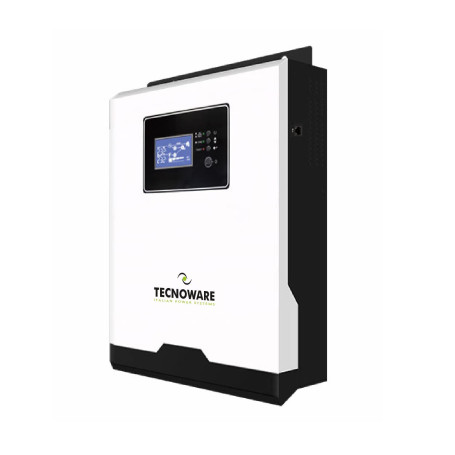 Tecnoware Power Systems - Onduleur Hybride Solaire 1200VA | Onde Sinusoïdale Pure | MPPT 15V-80V | Chargeur de Batterie Intellig