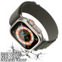 Protection Écran pour Apple Watch Ultra 49mm, Cadre en Alliage De Titane Avec Verre Trempé 9h, Film de Protection LéGer, Anti-Ra