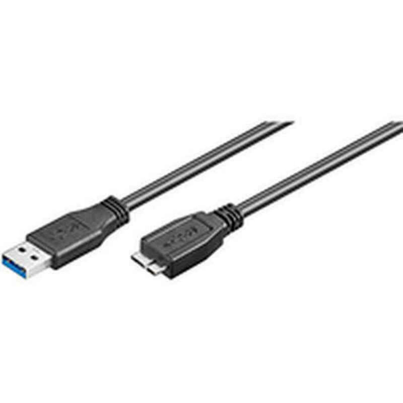 Câble USB Ewent EC1016 1,8 m USB 3.2 Gen 1 (3.1 Gen 1) USB A Micro-USB B Noir