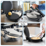StarBlue Machine à Roti 25,4 cm avec chauffe-roti gratuit et poignée amovible – Chapati, tortilla, Roti AC220-240 V 50/60 Hz 120