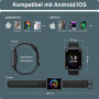 Montre Connectée Femme pour Samsung, iPhone, Android, 1.8" Smartwatch avec Appel Bluetooth, Voix de l'IA, Alexa intégrée, Smartw