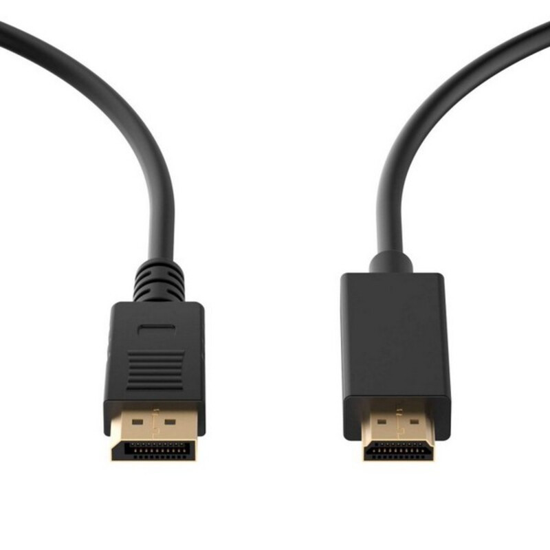 Image secondaire de Ewent EC1430 câble vidéo et adaptateur 1 m DisplayPort HDMI Type A (Standard) Noir