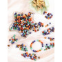 JSDDE 8mm Perles en Pierres Naturelles pour Bijoux à Faire Soi-même Perles Rondes Pierres Dures pour Bracelet Gemmes Précieuses 