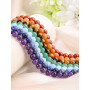 JSDDE 8mm Perles en Pierres Naturelles pour Bijoux à Faire Soi-même Perles Rondes Pierres Dures pour Bracelet Gemmes Précieuses 