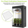 OFFCUP Filet de treillis élastique, 80 x 80 cm, filet de jardin en maille avec 6 crochets, filet de tente de culture, treillis d