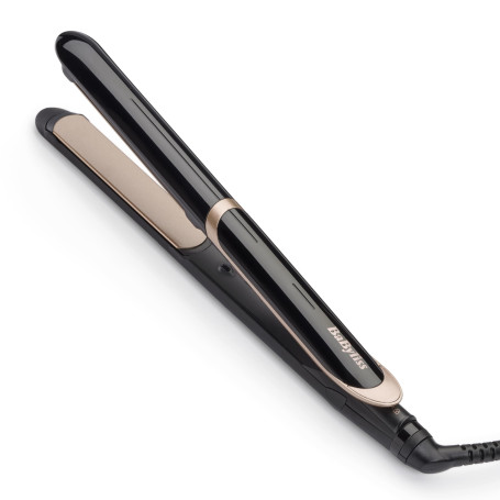 BaByliss Lisseur Cheveux Super Smooth- Technologie ionique anti-frisottis, Tapis thermorésistant, Plaques en céramique pour un l