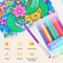 Laconile Lot de 168 Stylos Gel Couleurs – Stylos Paillette, Pastel, Métallique et Néon – Stylo Gel Adulte pour Dessin, Coloriage