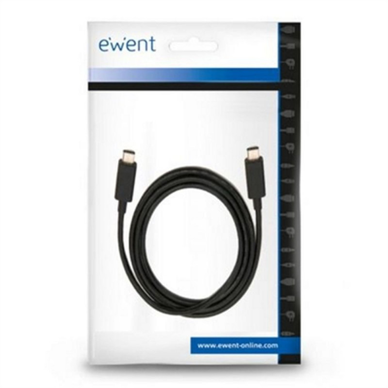 Image secondaire de Ewent EC1046 câble USB 1 m USB 3.2 Gen 2 (3.1 Gen 2) USB C Noir