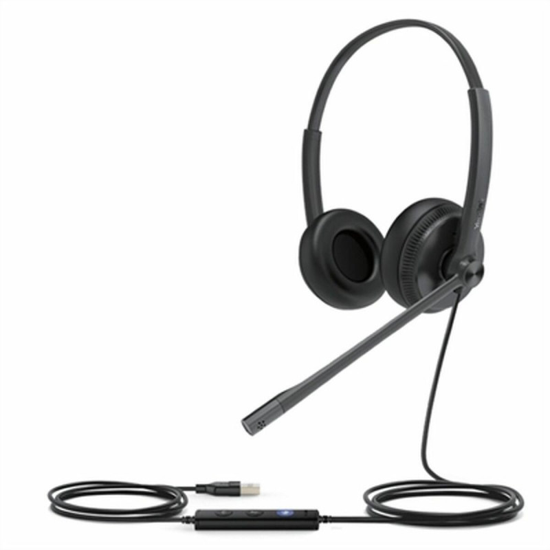 Yealink UH34 Lite Casque Avec fil Arceau Bureau/Centre d'appels Noir