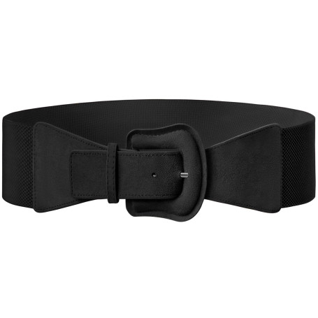 Aupuls Ceintures larges élastiques en daim pour robes - Ceinture extensible tendance pour l'automne et l'hiver