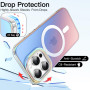 JETech Coque Irisée pour iPhone 16 Pro Max 6,9 Pouces avec Botón Captura Control Cámara, Compatible avec MagSafe, Désign Mignon 